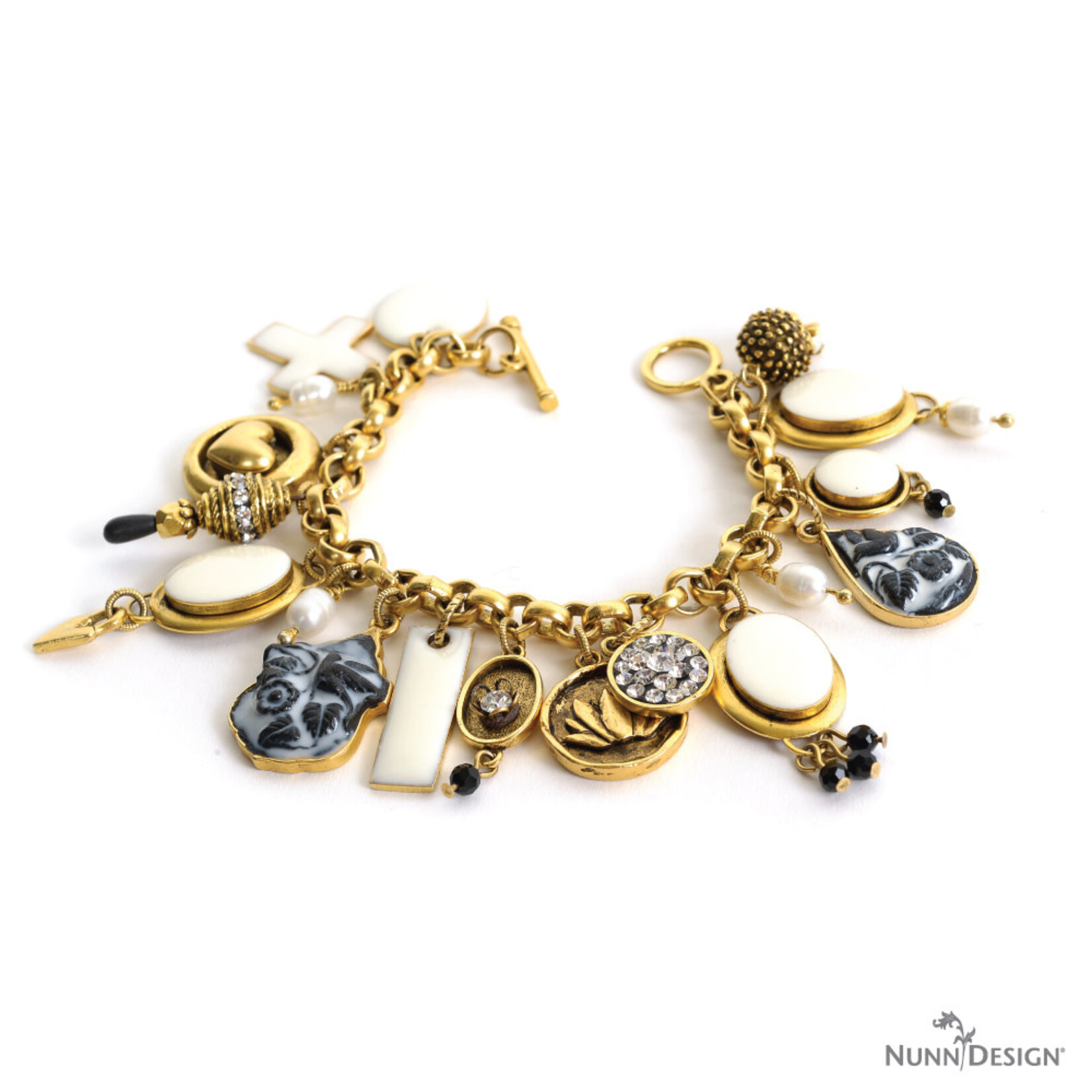 Nunn Design Lotus Gold Plated Charm