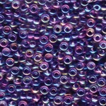 Miyuki 6/0 Amethyst Lined Crystal AB Seed Beads