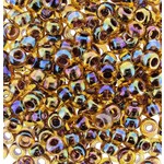 Miyuki 6/0 Berry Lined Light Topaz AB Seed Beads