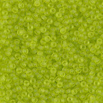 Miyuki Miyuki 11/0 Matte Transparent Chartreuse Seed Beads