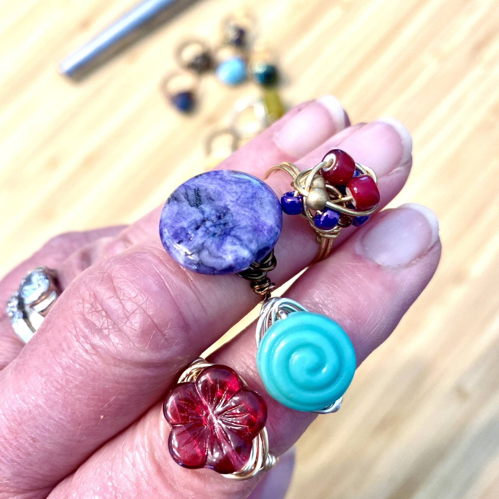 Wire Wrapped Rings Class