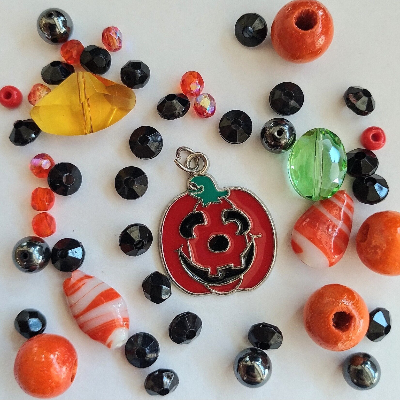 Halloween Bead Mix - Jack O'Lantern