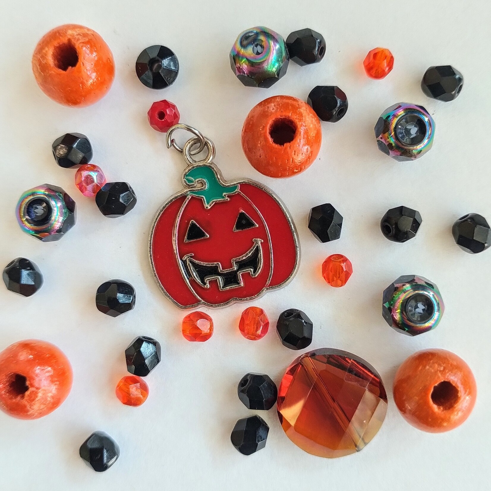 Halloween Bead Mix - Jack O'Lantern