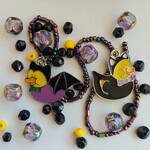 Halloween Bead Mix - Cat and Bat