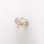 Faceted Crystal Teardrop 15x10mm Champagne Bead