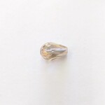 Faceted Crystal Teardrop 12x8mm Champagne AB Bead