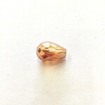 Faceted Crystal Teardrop 12x8mm Copper Bead Strand