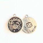 Cancer Silver Zodiac Charm