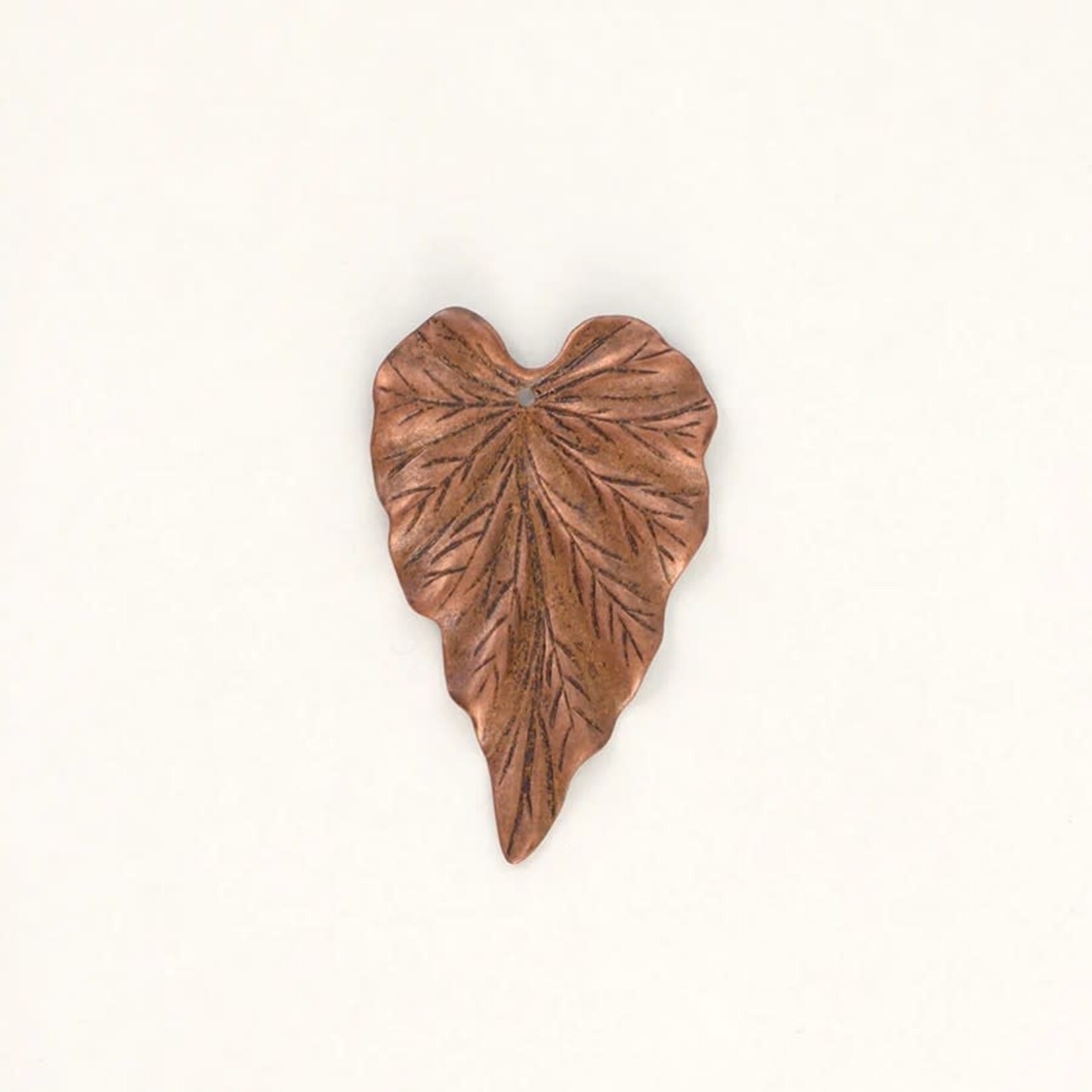Vintaj Vintaj Artisan Copper  38x23mm Woodland Leaf