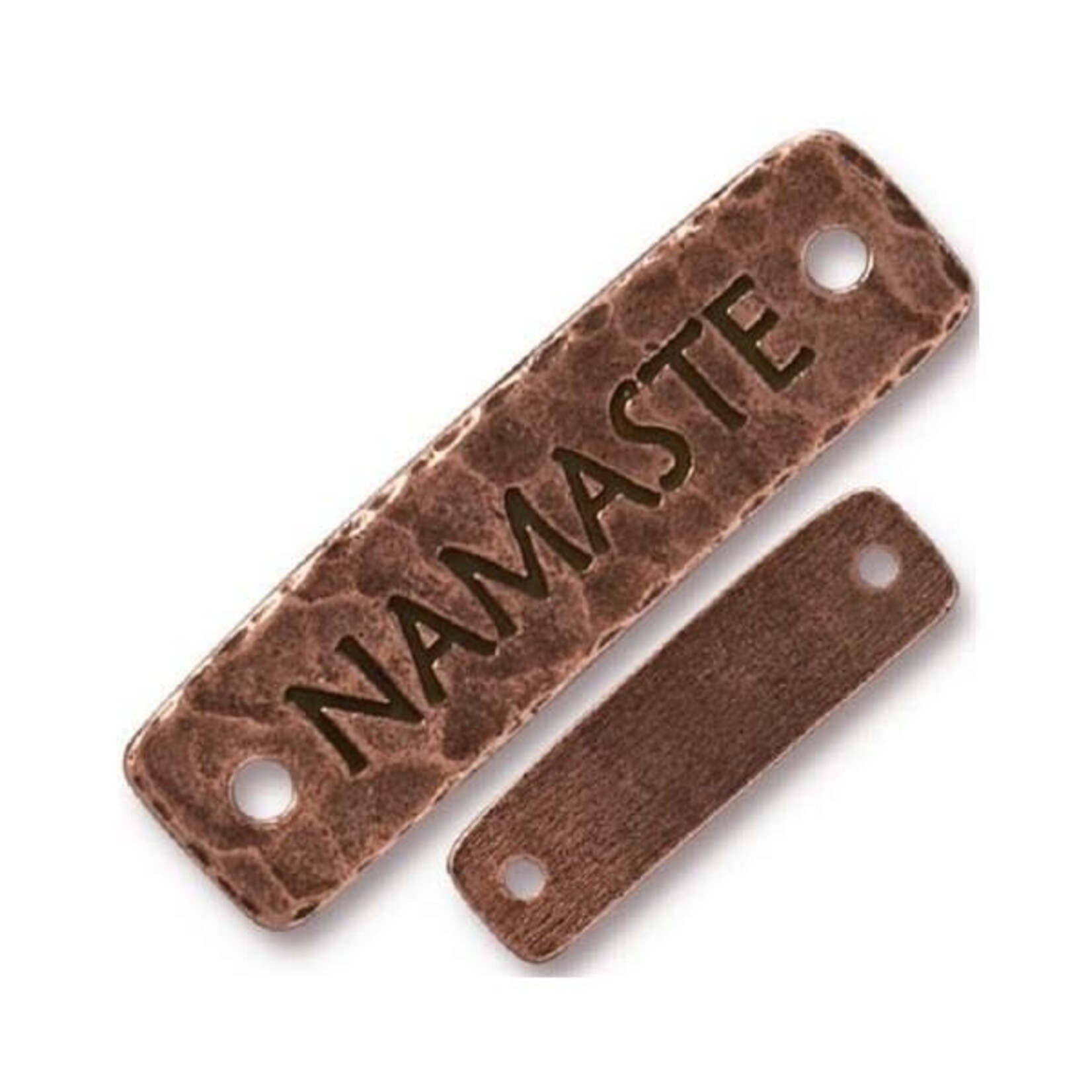 TierraCast Namaste Connector Link Antique Copper Plated
