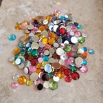 Assorted Round Rhinestones - 1.5 Ounce Bag
