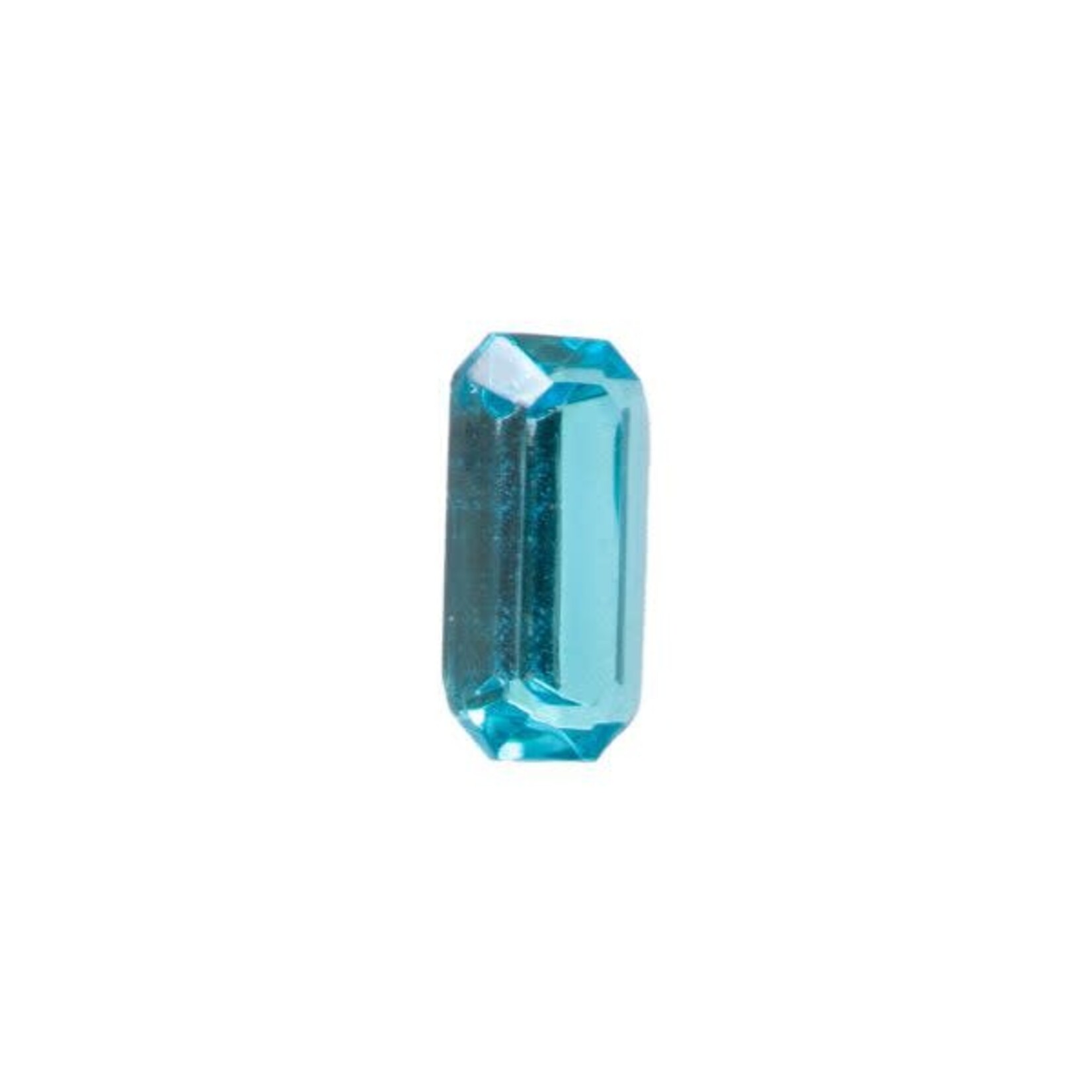 Chaton Aqua Foil Back 10x5mm Rectangle