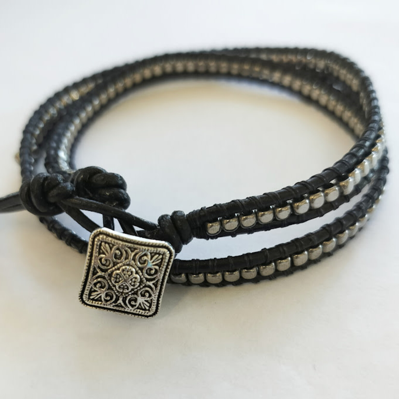 Bead Inspirations Wrap Bracelet Kit - Silver Hematite