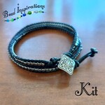 Bead Inspirations Wrap Bracelet Kit - Silver Hematite