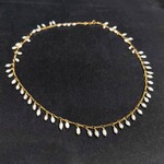 Freshwater Pearl Gold Filled 16" Chain Necklace