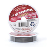 Softflex SoftTouch Very Fine Gray Beading Wire - 010' Diameter , 100 Feet