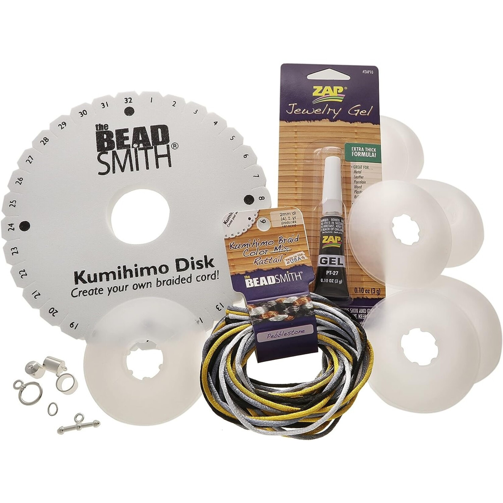 Beadsmith Kumihimo Starter Kit with Round Disc