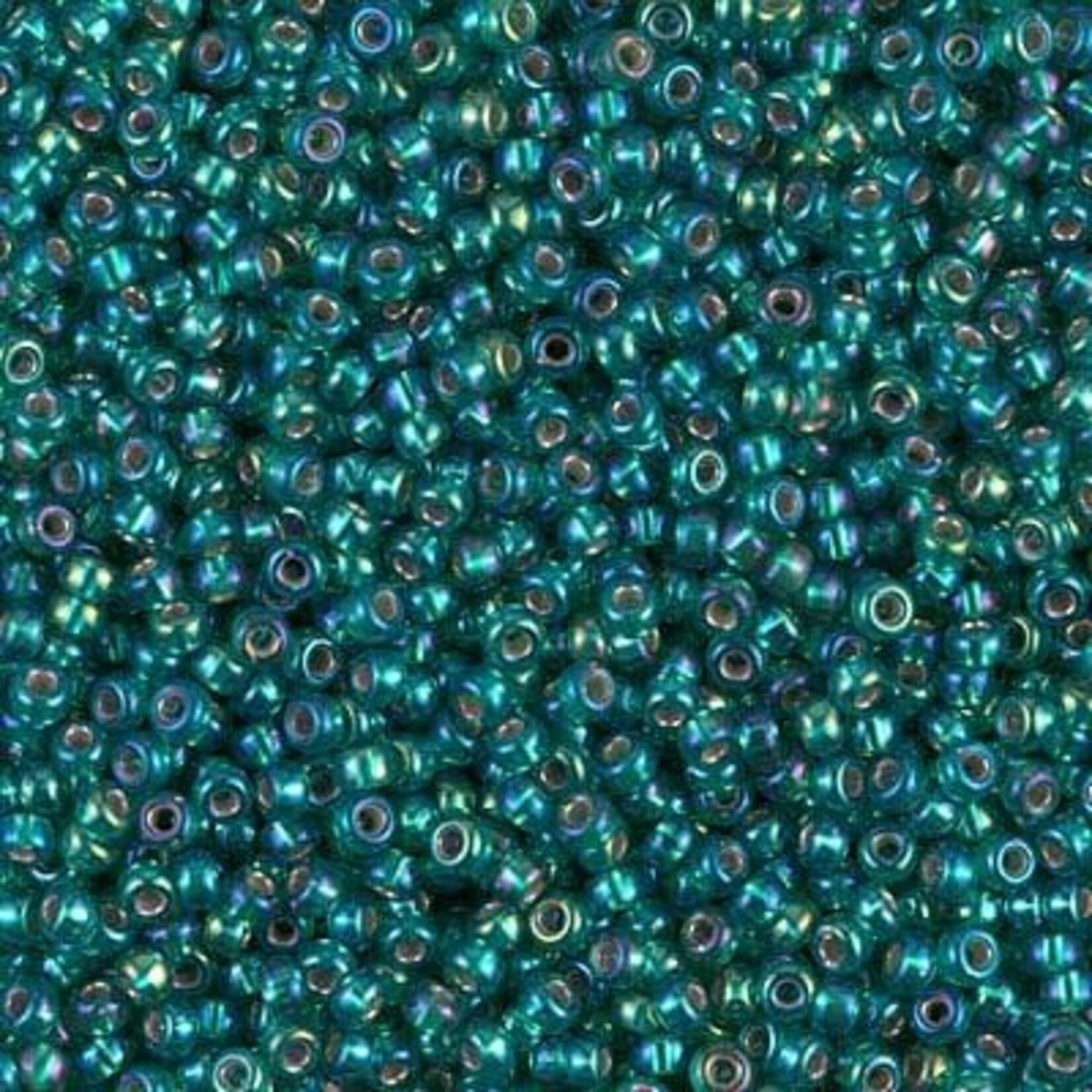 Miyuki Miyuki 11/0 Silver-lined Emerald AB Seed Beads - 24g tube