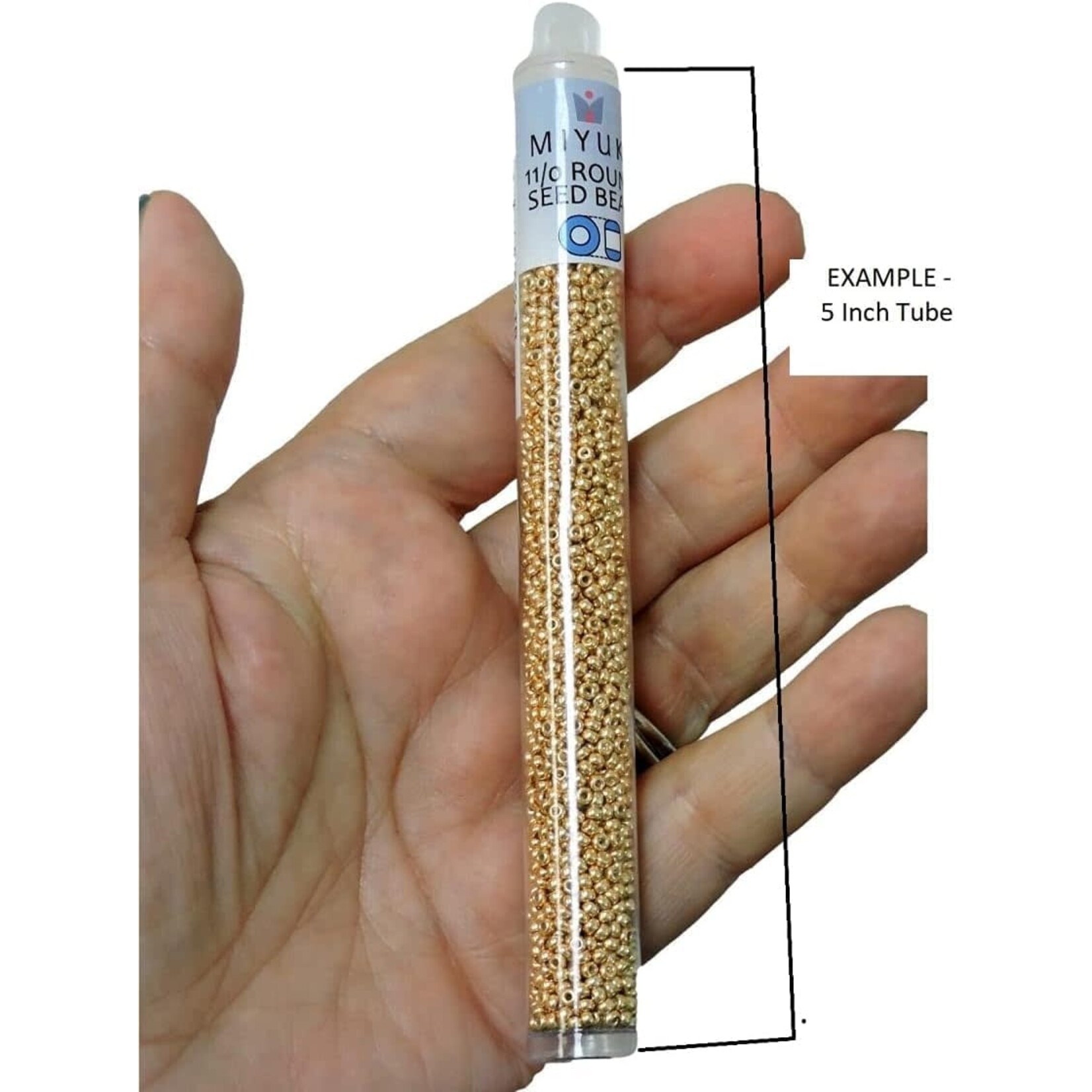 Miyuki Miyuki 11/0 Galvanized Gold Seed Beads - 24gm tube