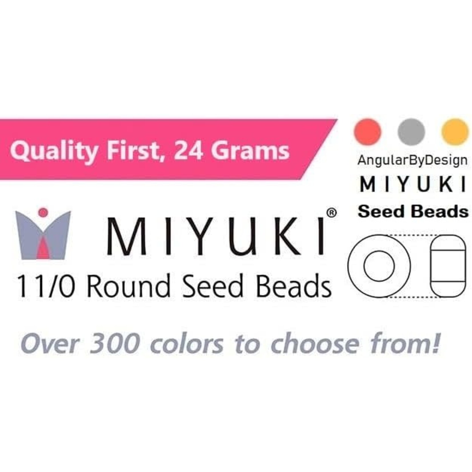 Miyuki Miyuki 11/0 Galvanized Gold Seed Beads - 24gm tube