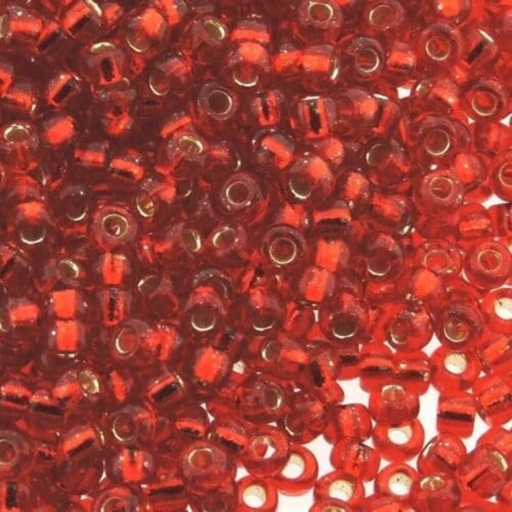 Miyuki Miyuki 8/0 Silver-lined Flame Red Seed Beads