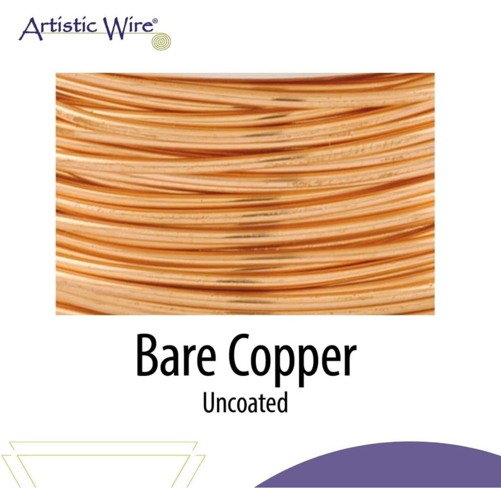 Artistic Wire Artistic Wire Copper, Bare, 18 Gauge, 4 Yard Spool