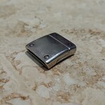 Silver Plated Mag Clasp for 15mm Leather Strap