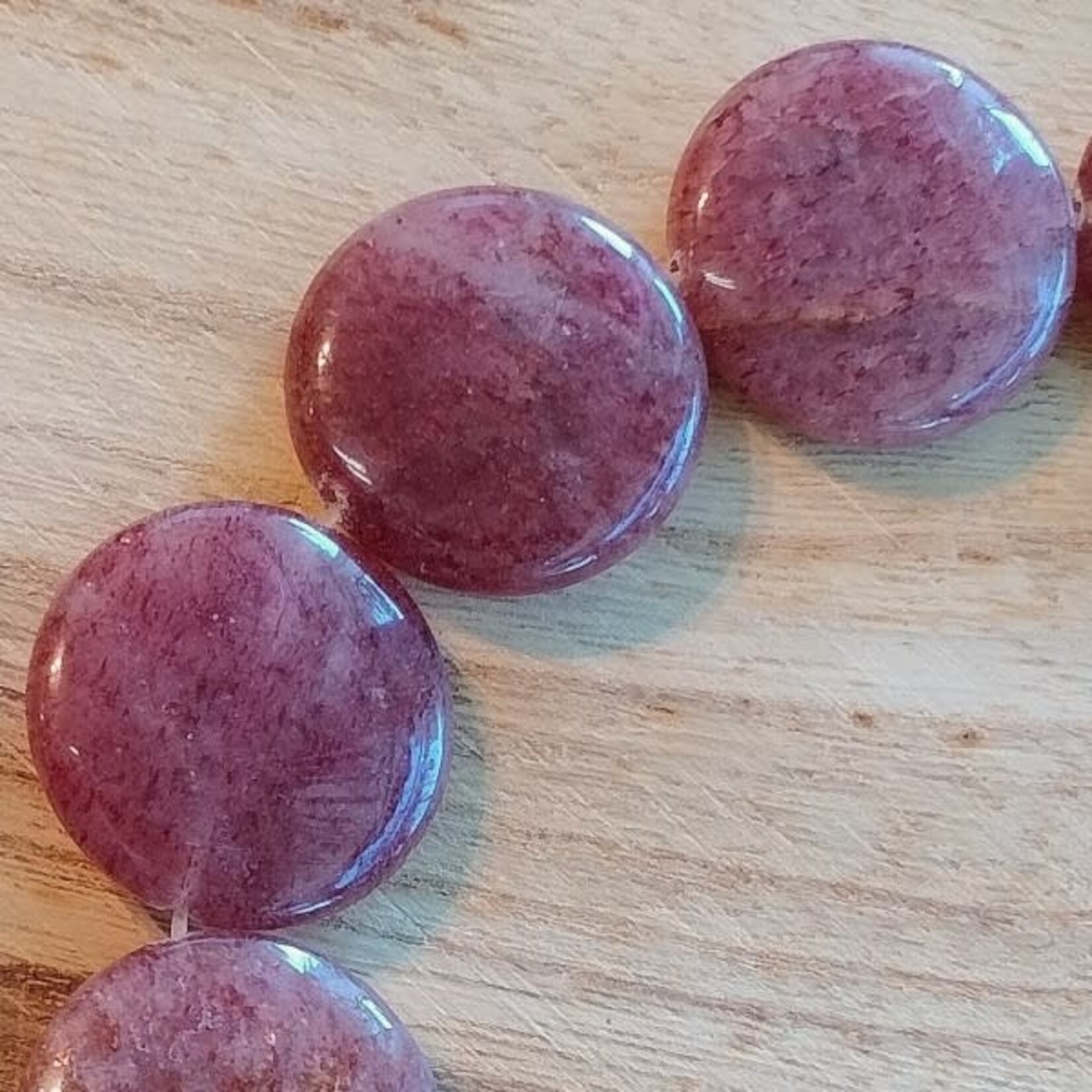 Muscovite 26mm Coin Bead