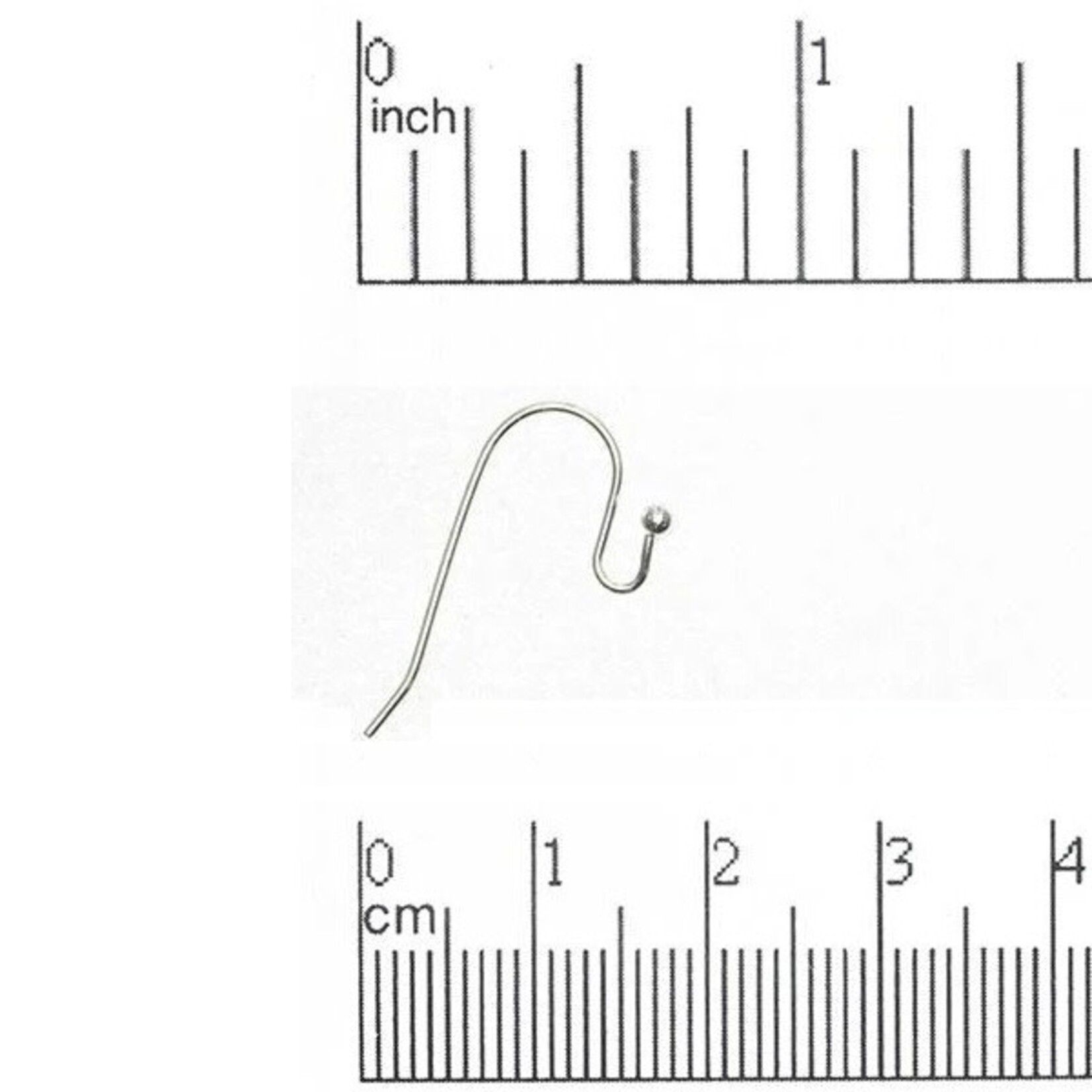 French Earwire Nickel-Free Silver Plated -  10 pieces