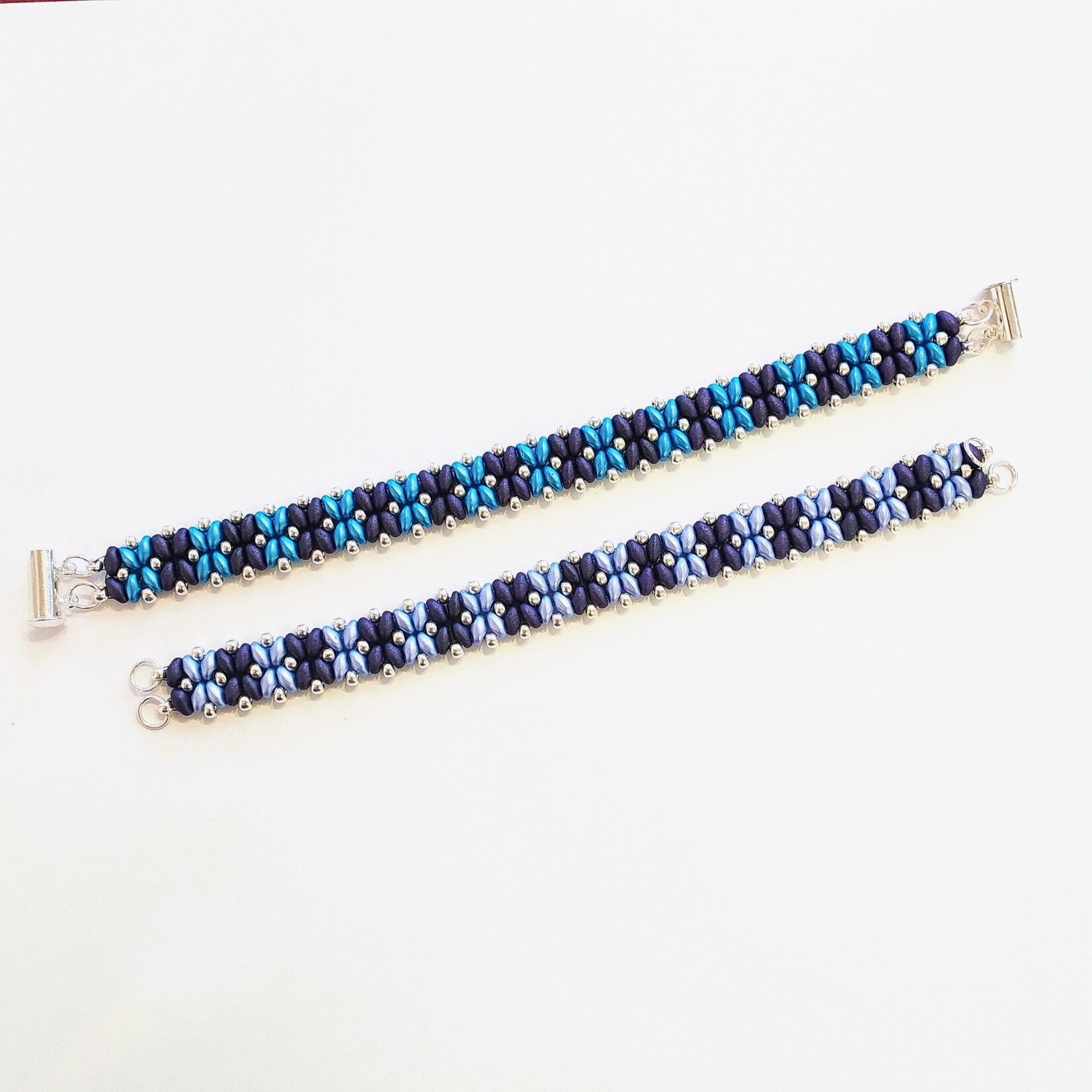 Snowflake Bead Weaving Bracelet Class