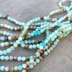 Water Agate  6mm Round Bead Strand