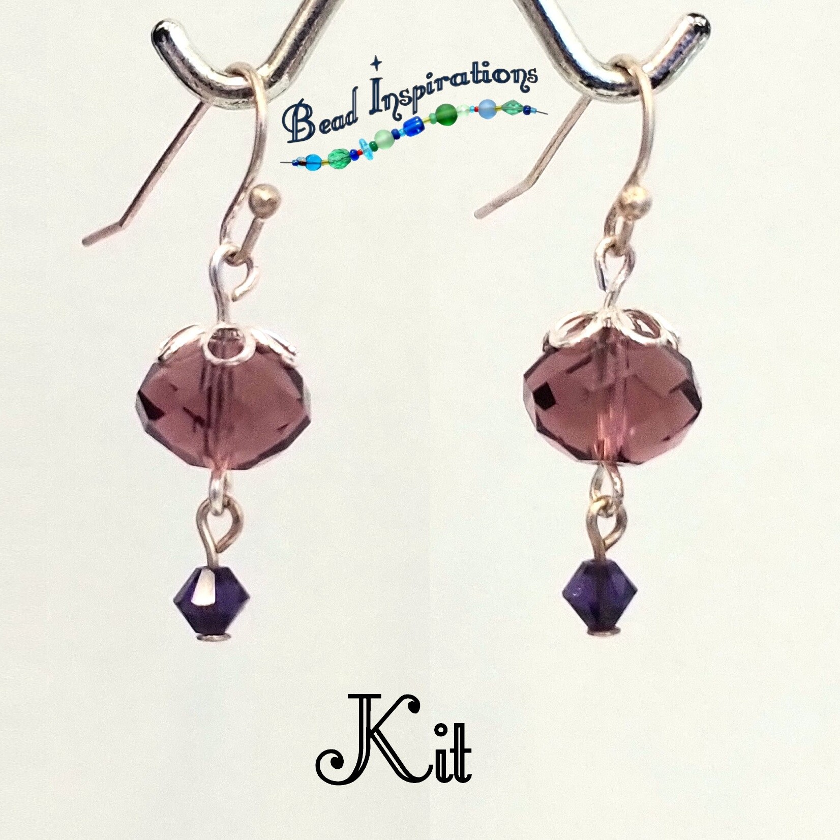 Bead Inspirations Shimmering Lights Purple Earring Kit