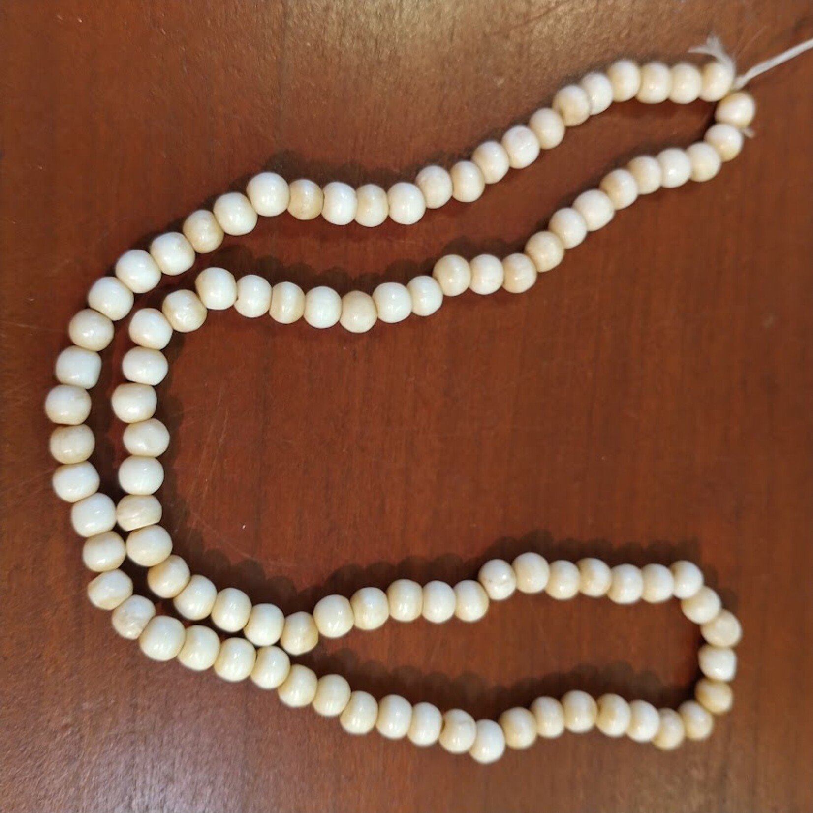 Bone Round 4mm Bead Strand