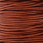 Leather 1.5mm Round Cord Copper - 1 foot