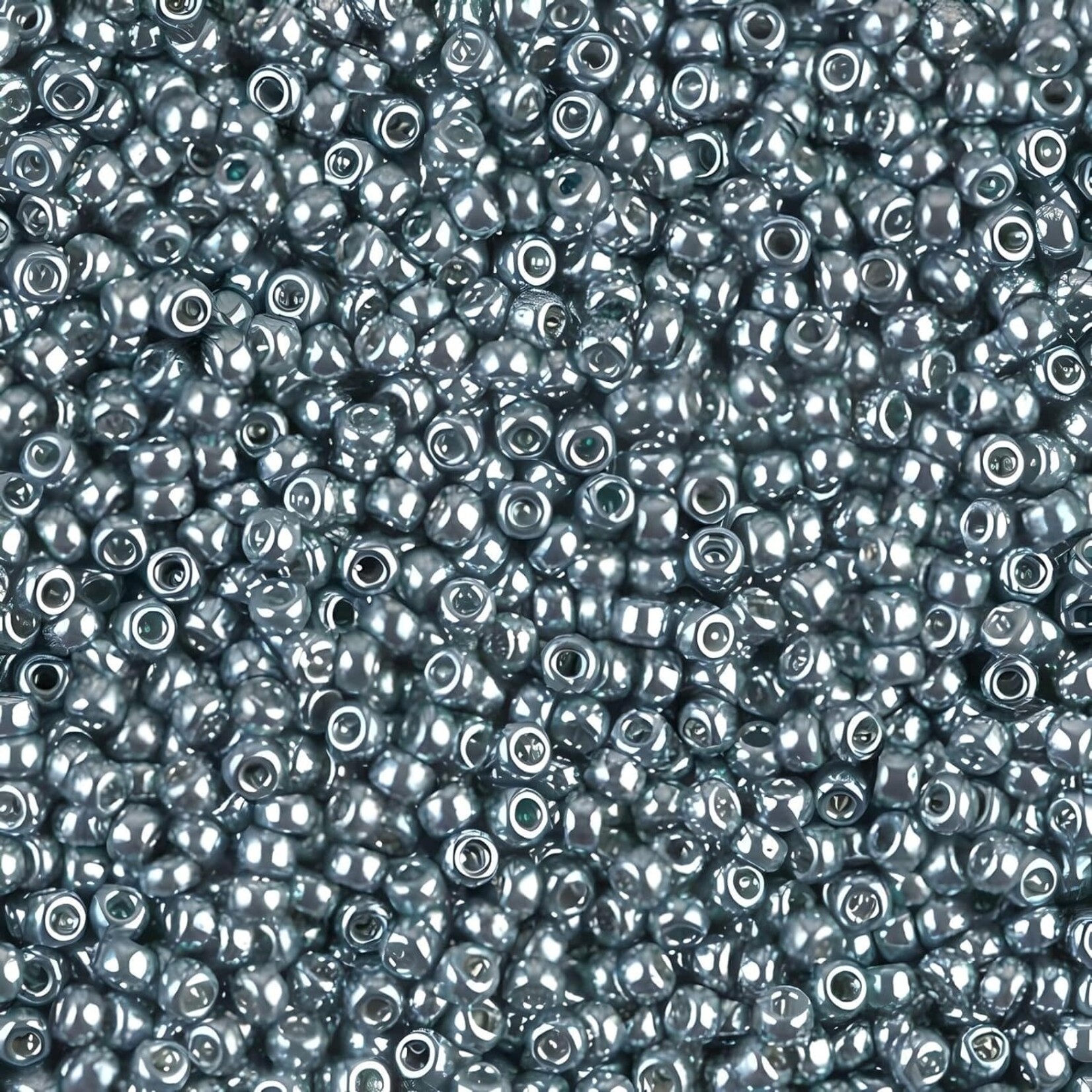 Miyuki 11/0 Galvanized Blue Gray Seed Beads - 23.5gm Tube