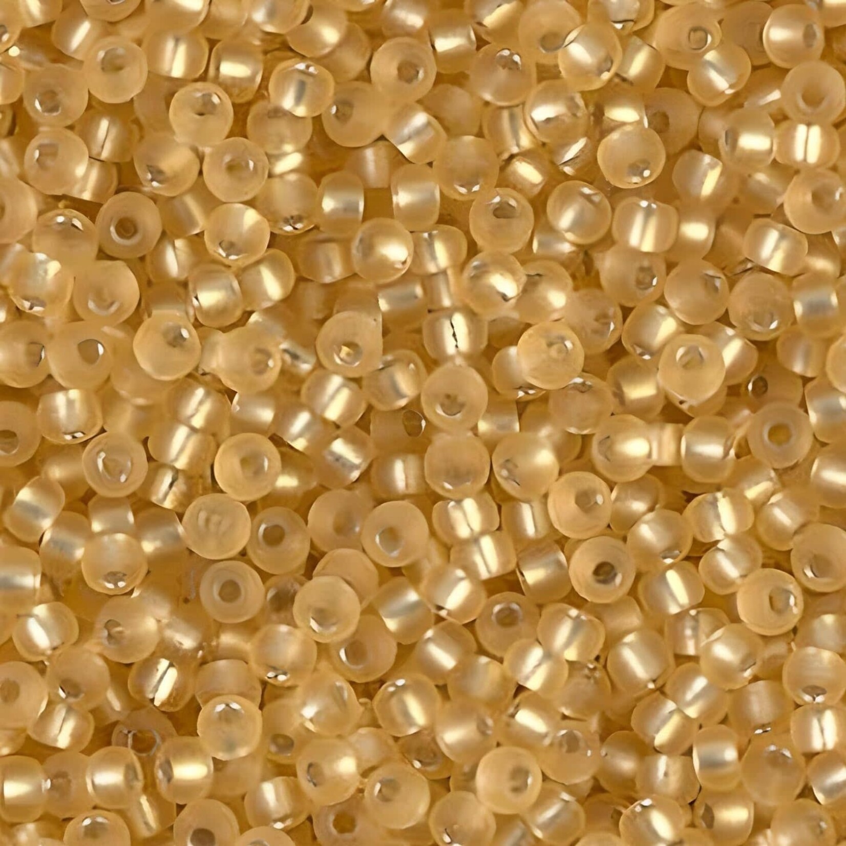 Miyuki Miyuki 11/0 Silver-lined Semi-matte Gold Seed Beads