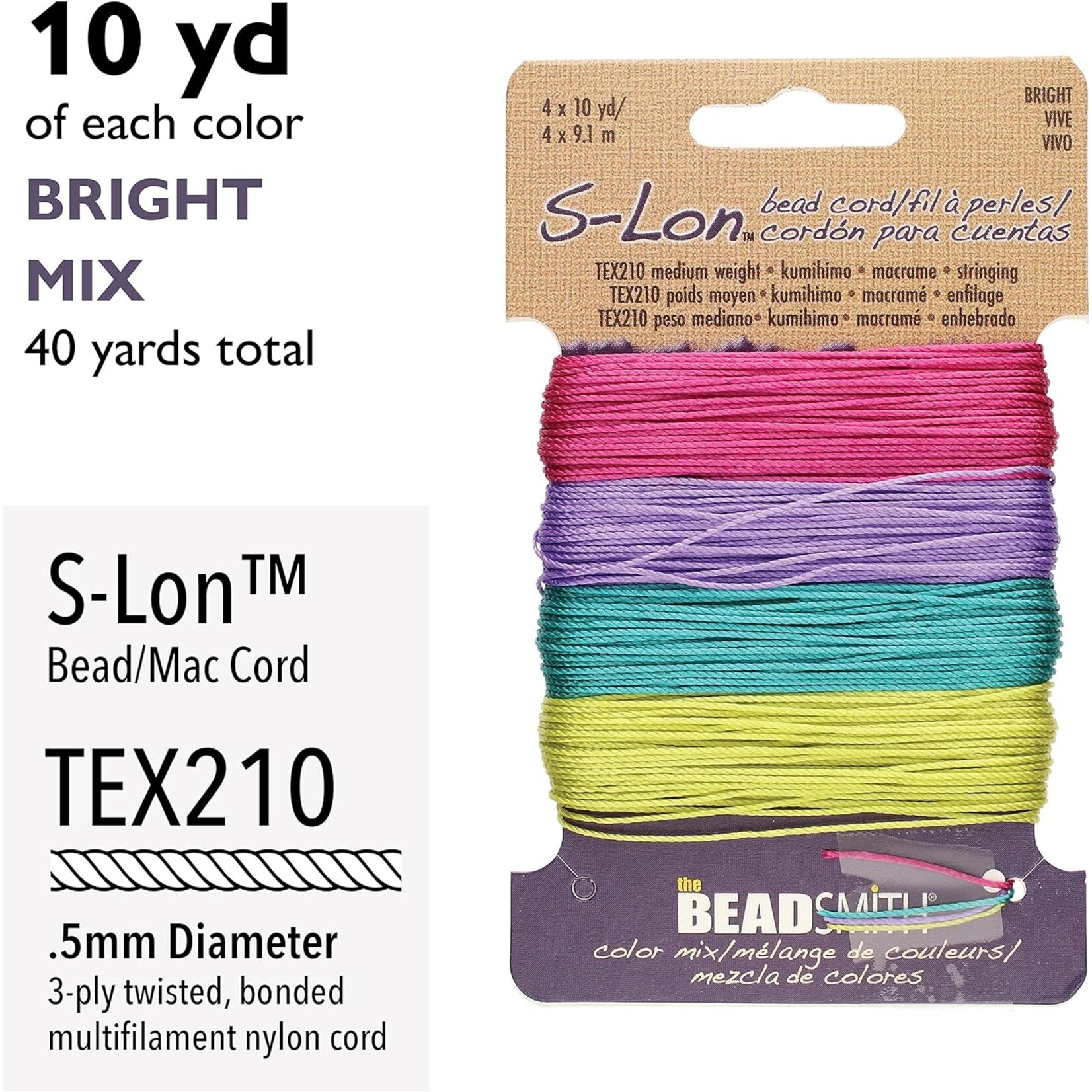 S-Lon TEX210 Bright Colors Mix Card