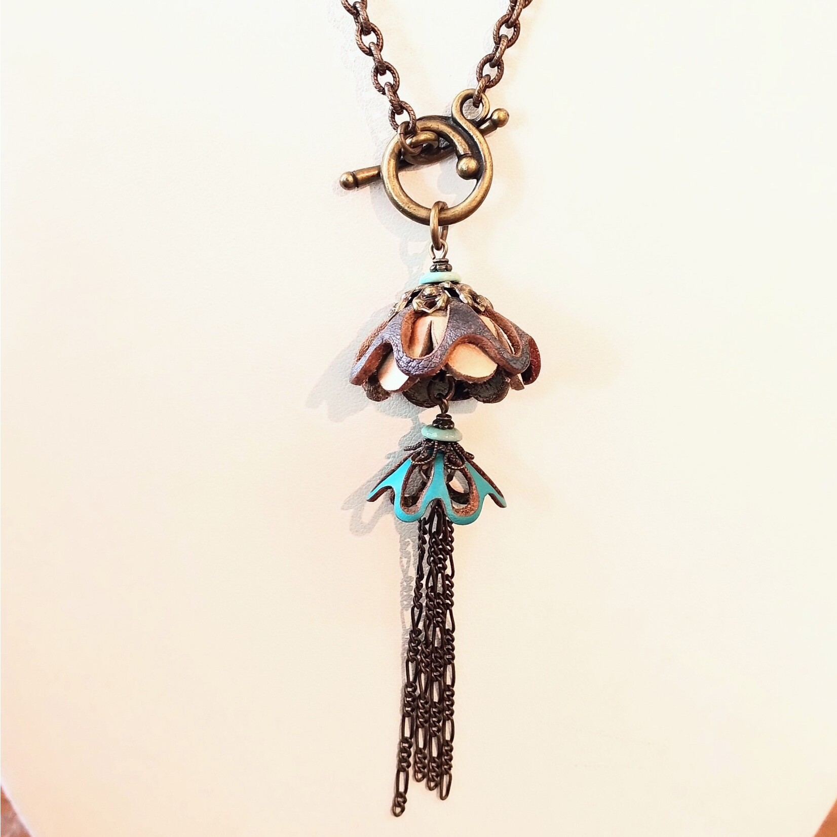 Lilly Leather Tassel Necklace - Ready to Wear
