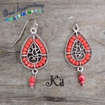 Bead Inspirations Filigree Crystal Coral Earring Kit