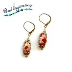 Rooibos Tea Earrings - Ready to Wear