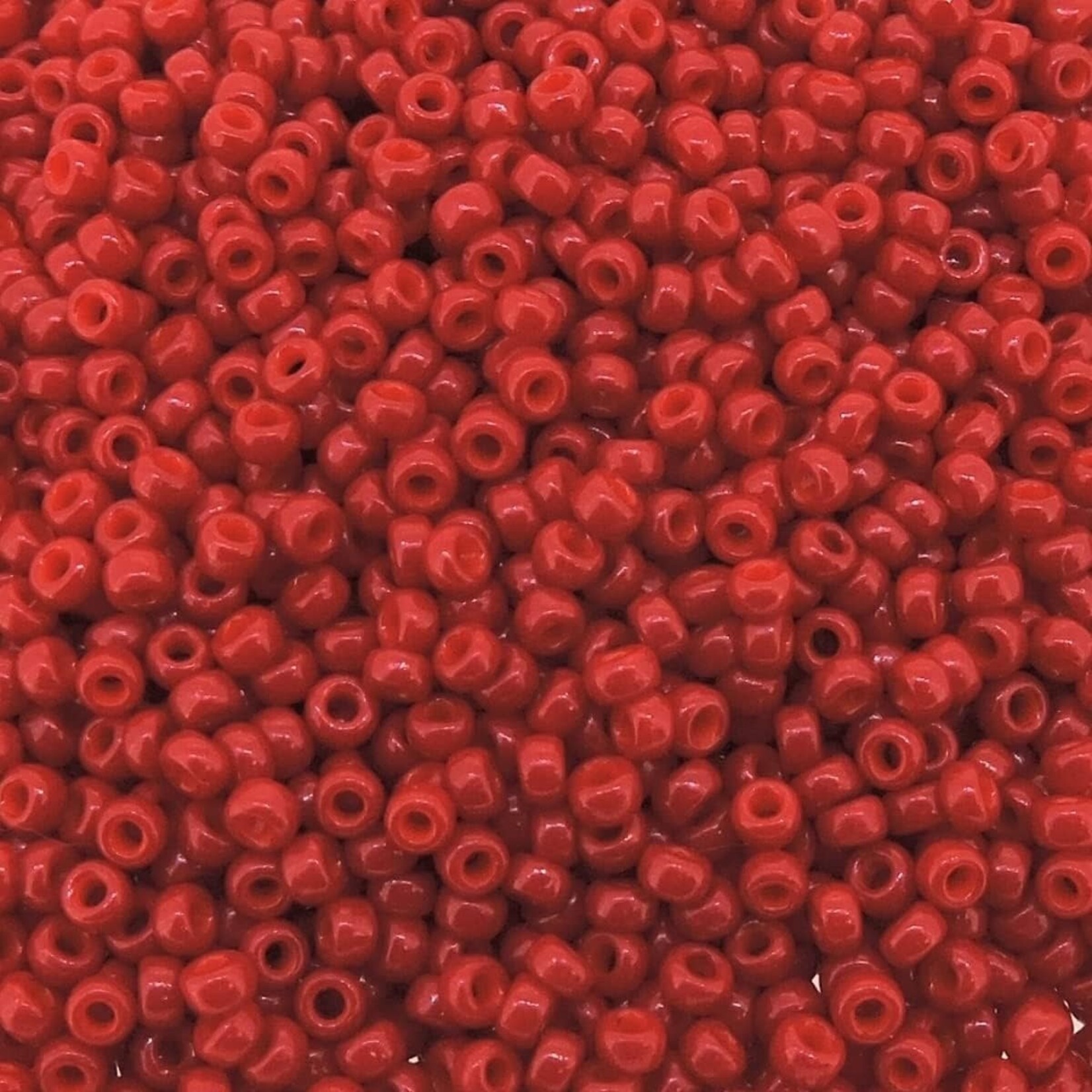 Miyuki Miyuki 11/0 Opaque Red Seed Beads - 24gm Tube