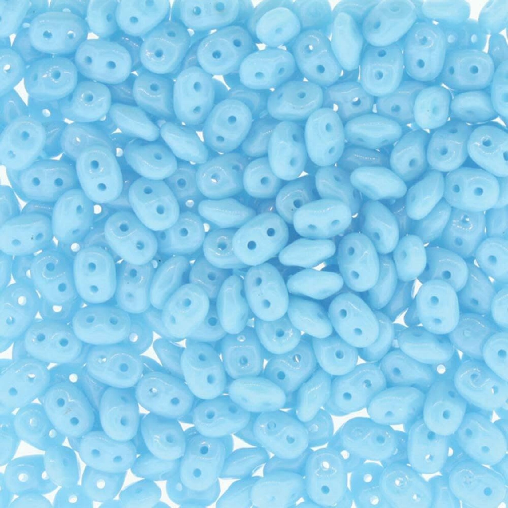 Matubo Superduo Turquoise Blue Beads - 22.5gm Tube