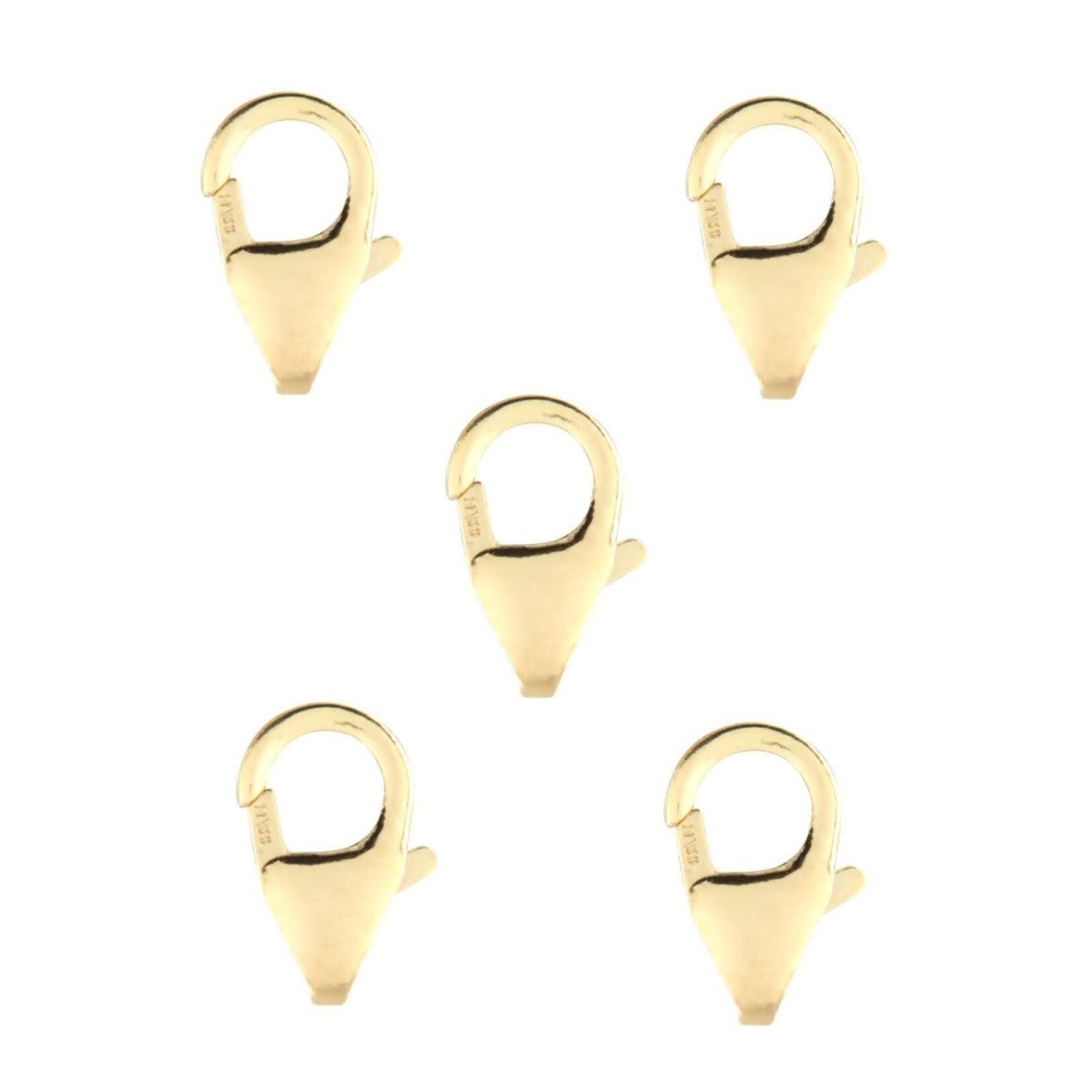 Gold Filled  8mm Trigger Clasp w/o Ring - 5 Pieces