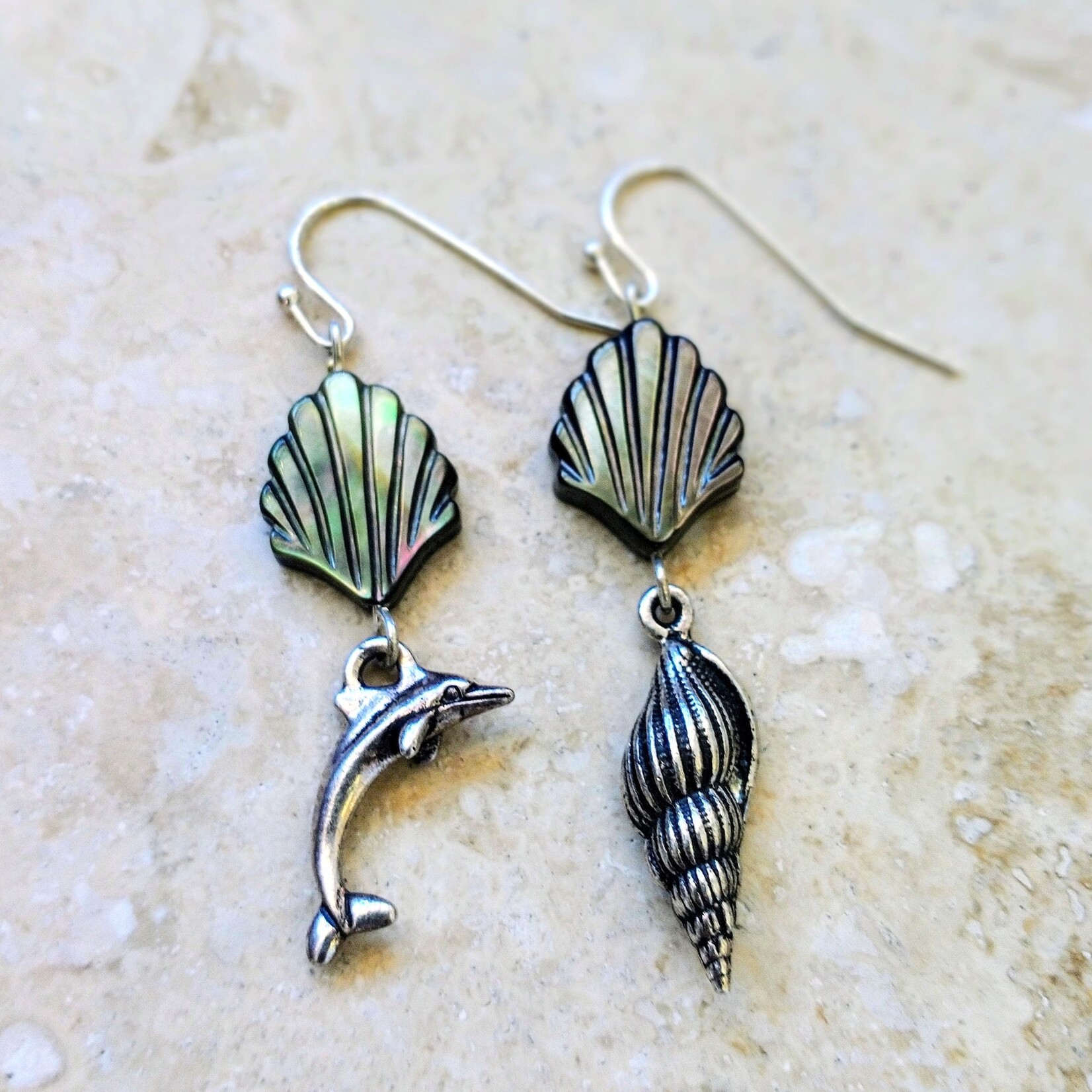 Dolphin Playing Earrings - Ready to Wear