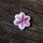 Purple Mother of Pearl 10mm 6-Petal Flower Bead