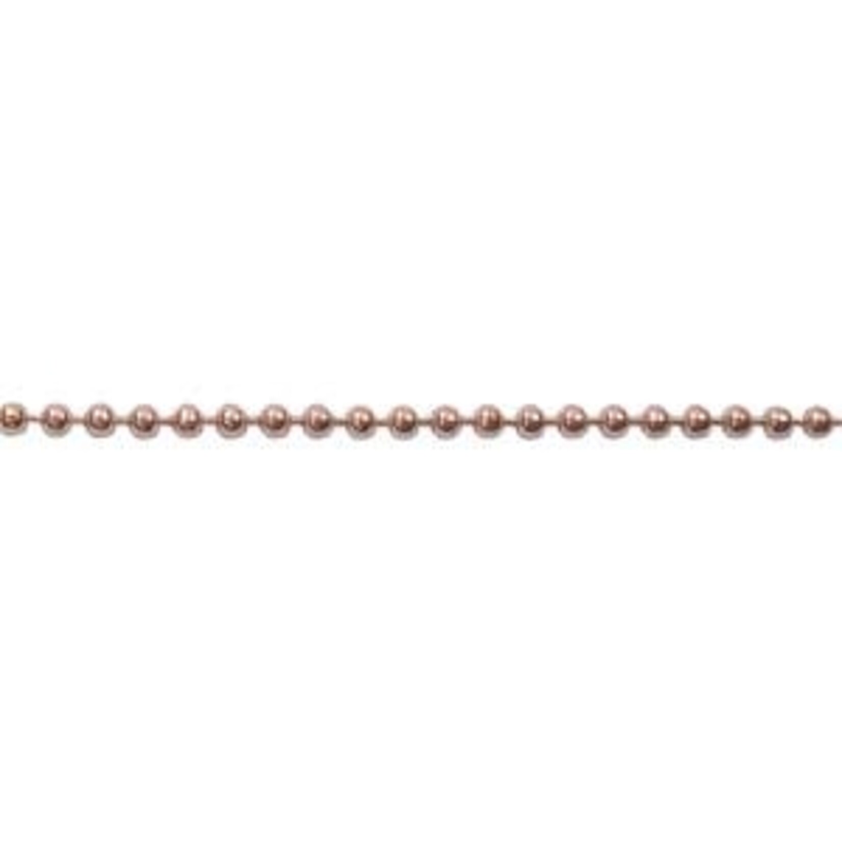 Copper 2.4mm Ball Chain