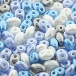 Matubo Superduo Beads Little Boy Blue Mix Beads - 22.5gm Tube
