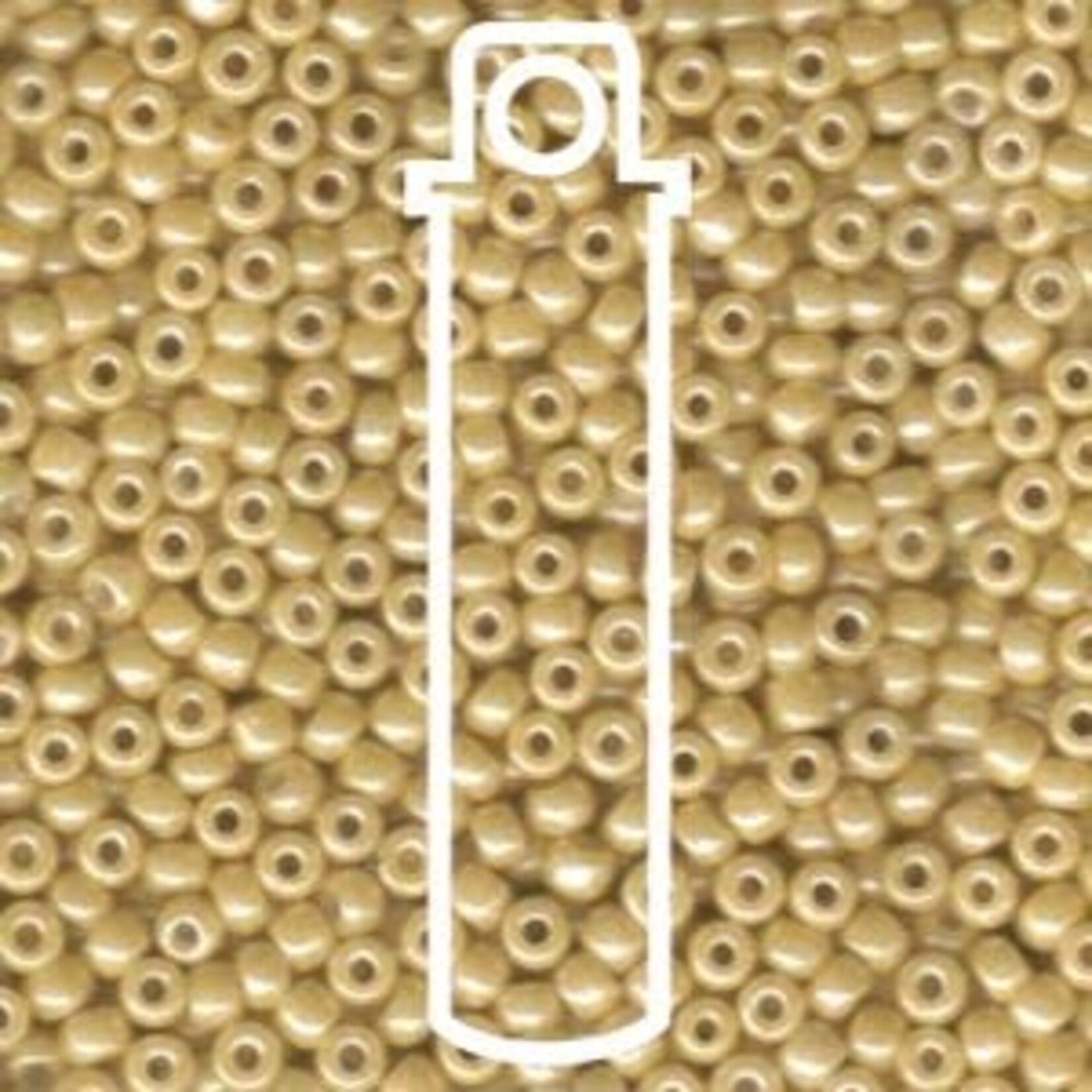 Miyuki Miyuki 8/0 Dark Beige Ceylon Seed Beads - 22gm tube