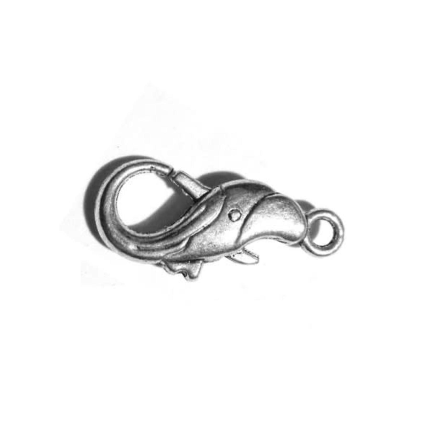 Pewter Lobster Whale Clasp 23x10mm