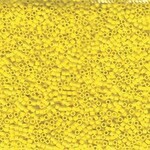 Miyuki Delica 11/0 Opaque Yellow Seed Beads - 7.2gm Tube
